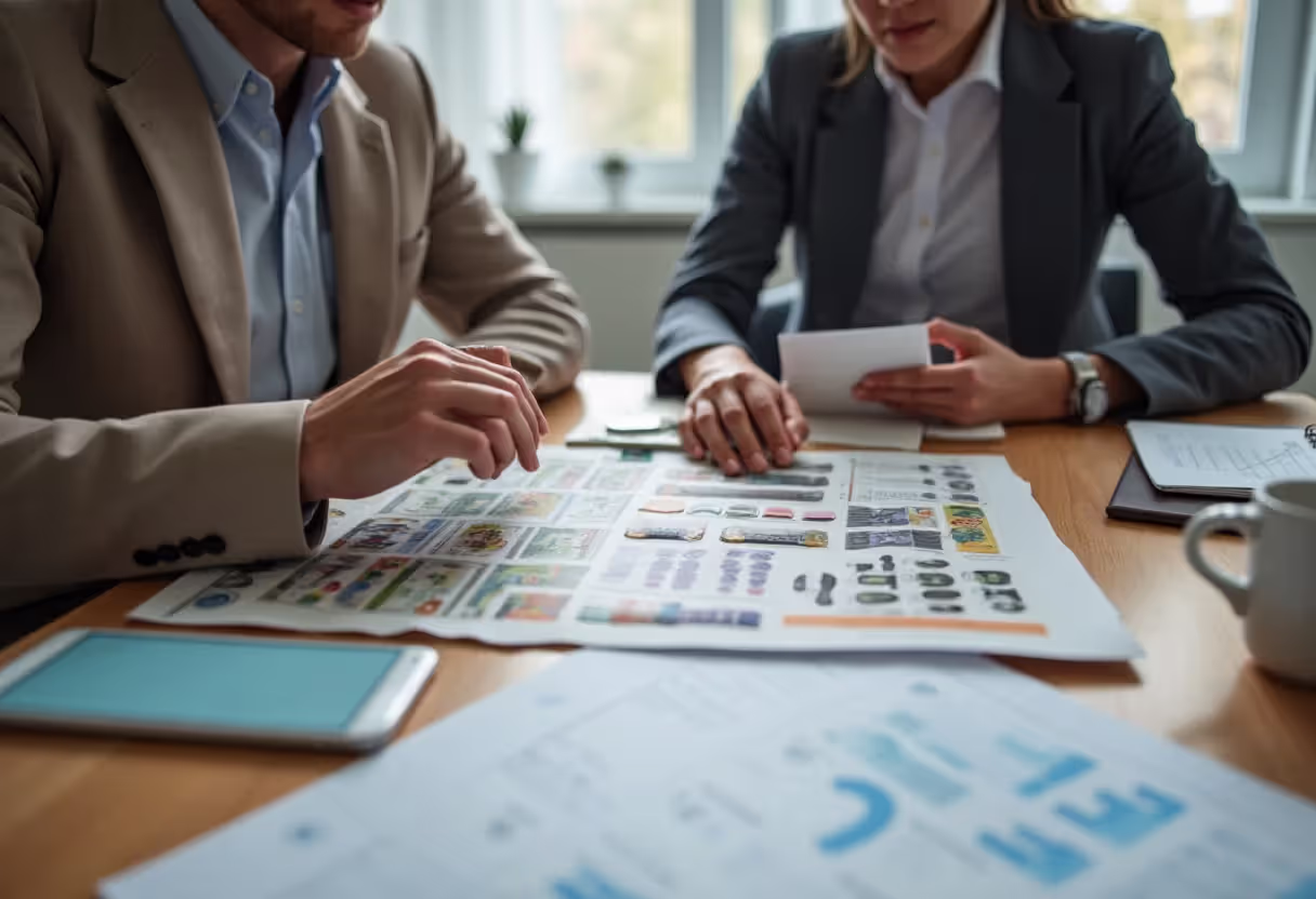 Business owner discussing urgent funding needs with a financial advisor